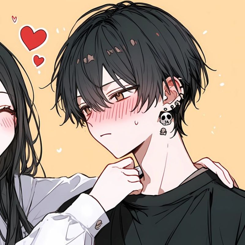 Ảnh đôi với bạn trai dễ thương