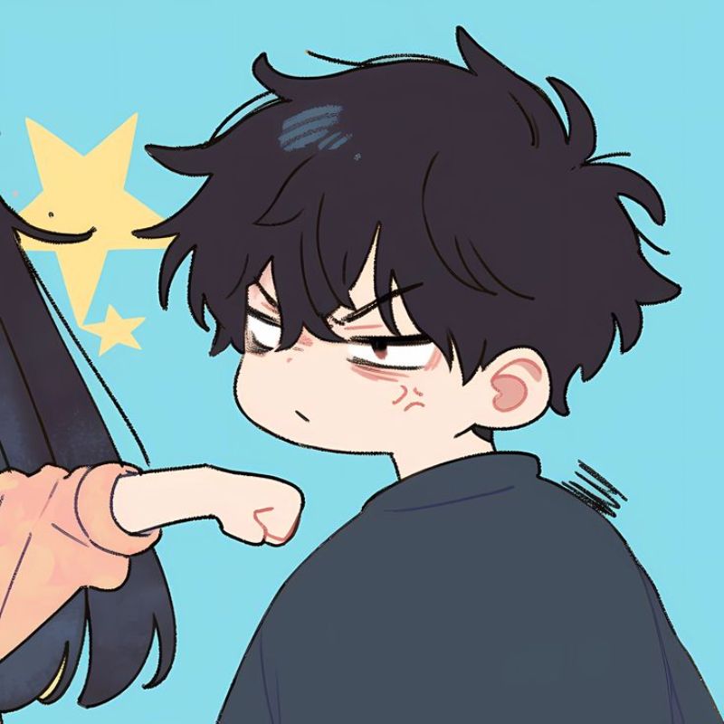 Anime avatar 2 người chibi