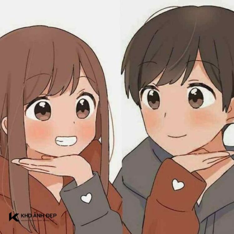 avatar cặp anime cho 2 người
