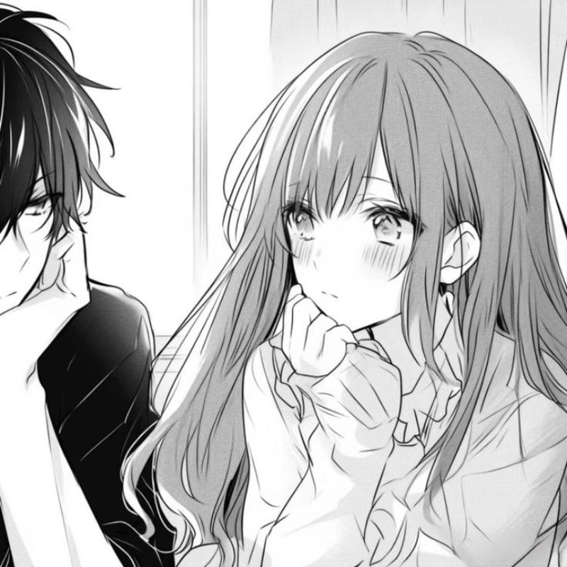 Avatar cặp đen trắng cho nữ