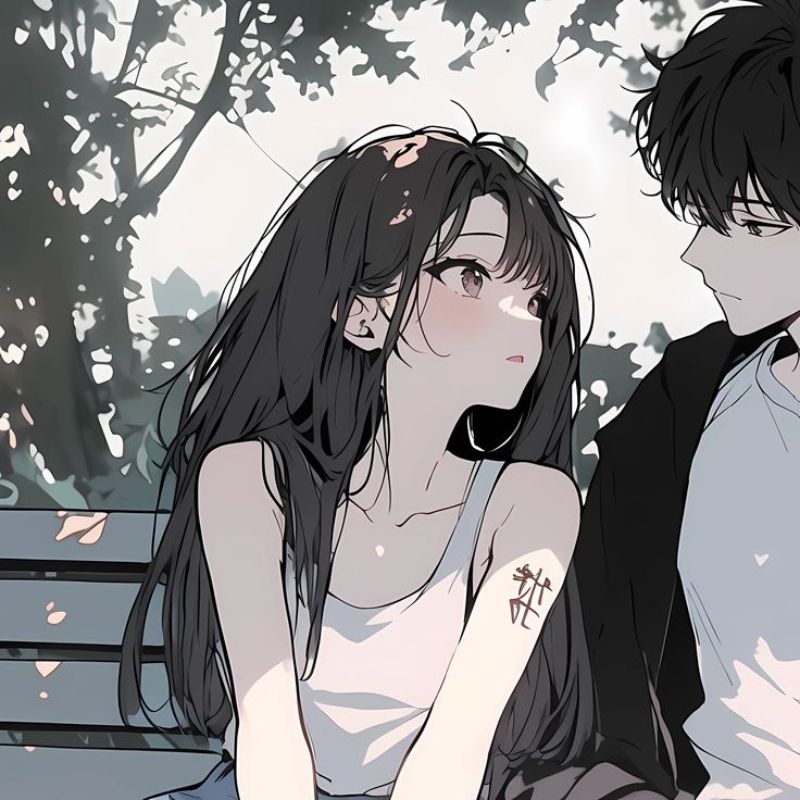 Ảnh avt bạn gái đen trắng