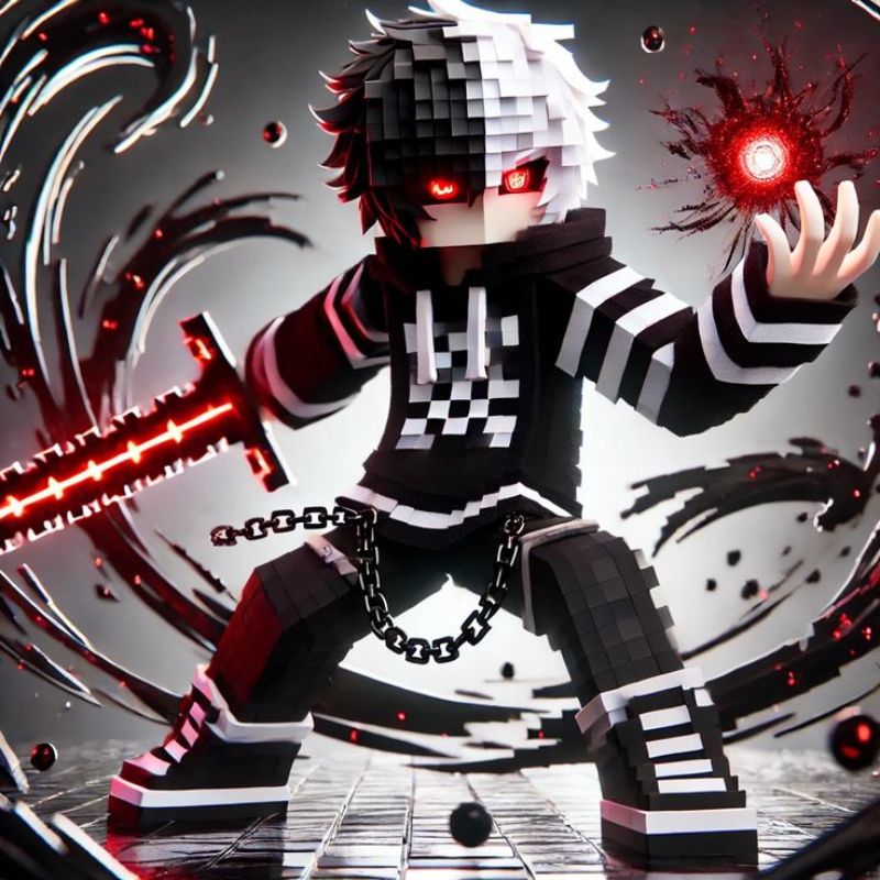 avatar minecraft cầm kiếm