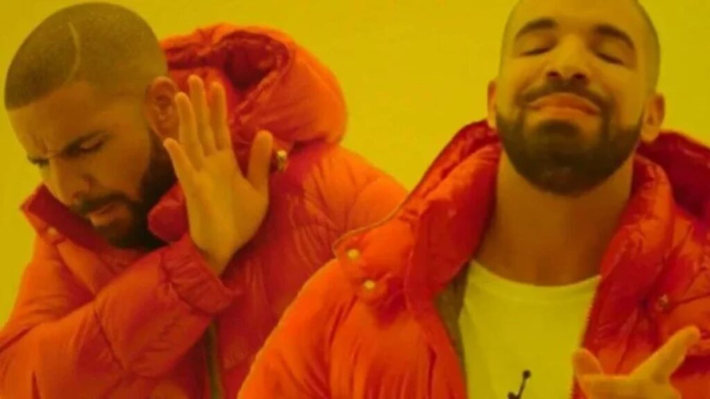 Drake Hotline Bling Meme là gì? Gợi ý meme hài hước nhất hiện tại 2 Drake Hotline Bling Meme là gì?