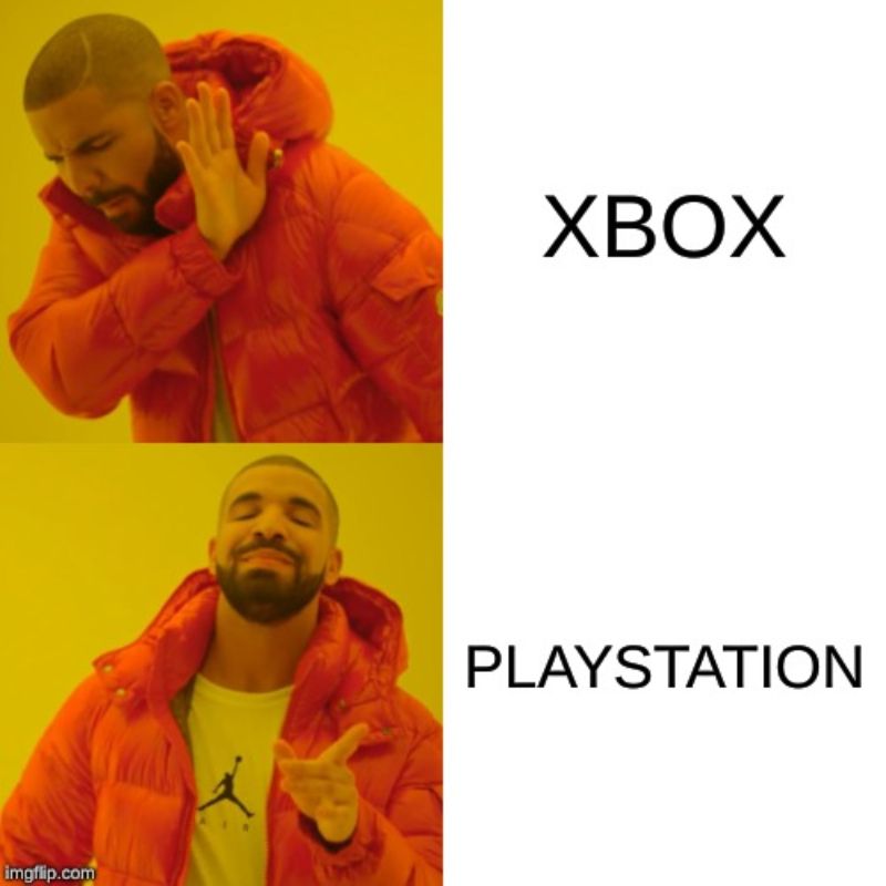Drake Hotline Bling Meme là gì? Gợi ý meme hài hước nhất hiện tại 18 không chọn xbox, chọn playstation