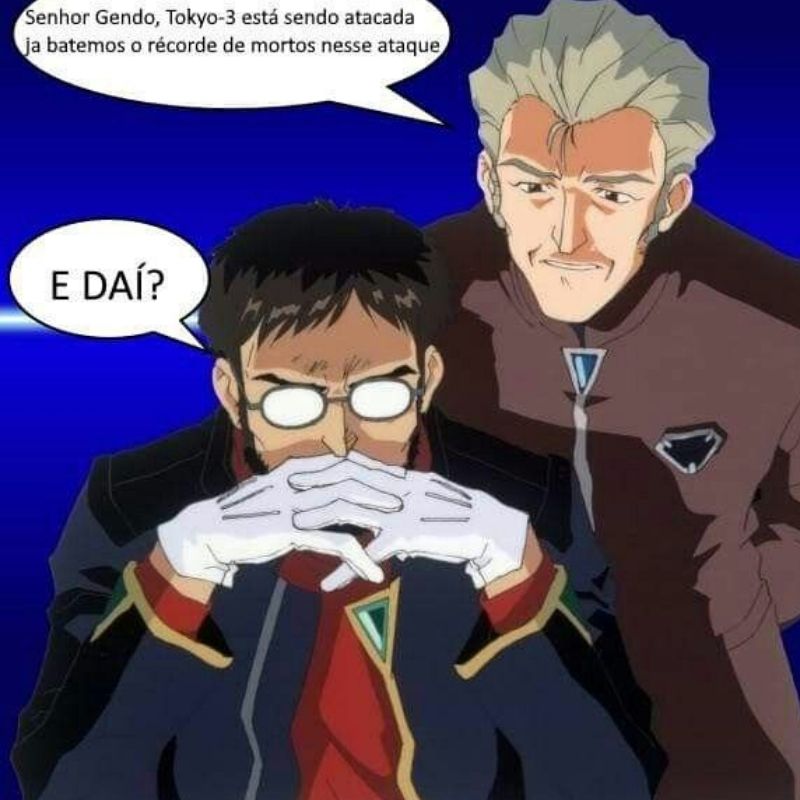 Evangelion meme là gì? 99+ ảnh chế Shinji, Asuka, Rei hot nhất 23 Meme Gendo Ikari overthinking