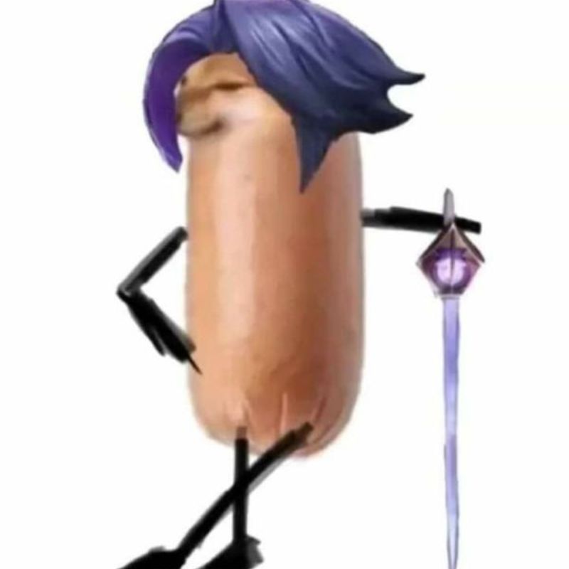 Meme xúc xích florentino cầm kiếm