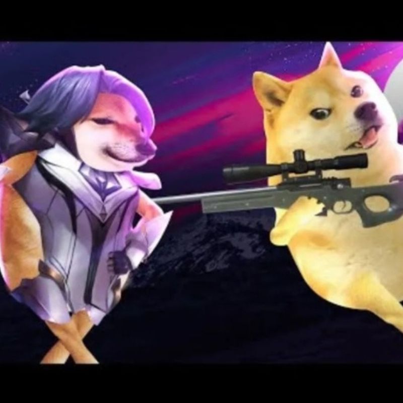 Meme chó cầm súng chỉa vào florentino