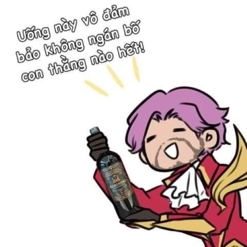 Meme Flo uống này vô đảm bảo không ngán bố con thằng nào