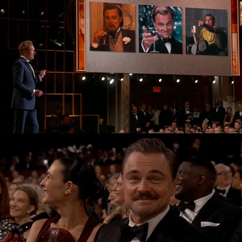 Leonardo Dicaprio meme Oscar 2026 viral 